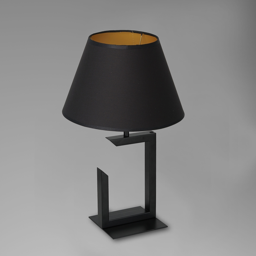 Lampa stołowa 1xE27/60W/230V 45 cm czarny/złoty