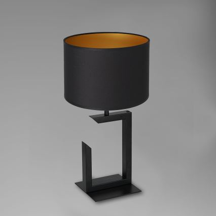 Lampa stołowa 1xE27/60W/230V 45 cm czarny/złoty
