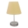Lampa stołowa 1xE27/60W/230V beżowy/chrom błyszczący