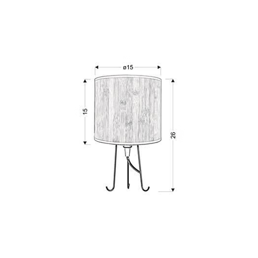 Lampa stołowa ADORA 1xE14/40W/230V pink
