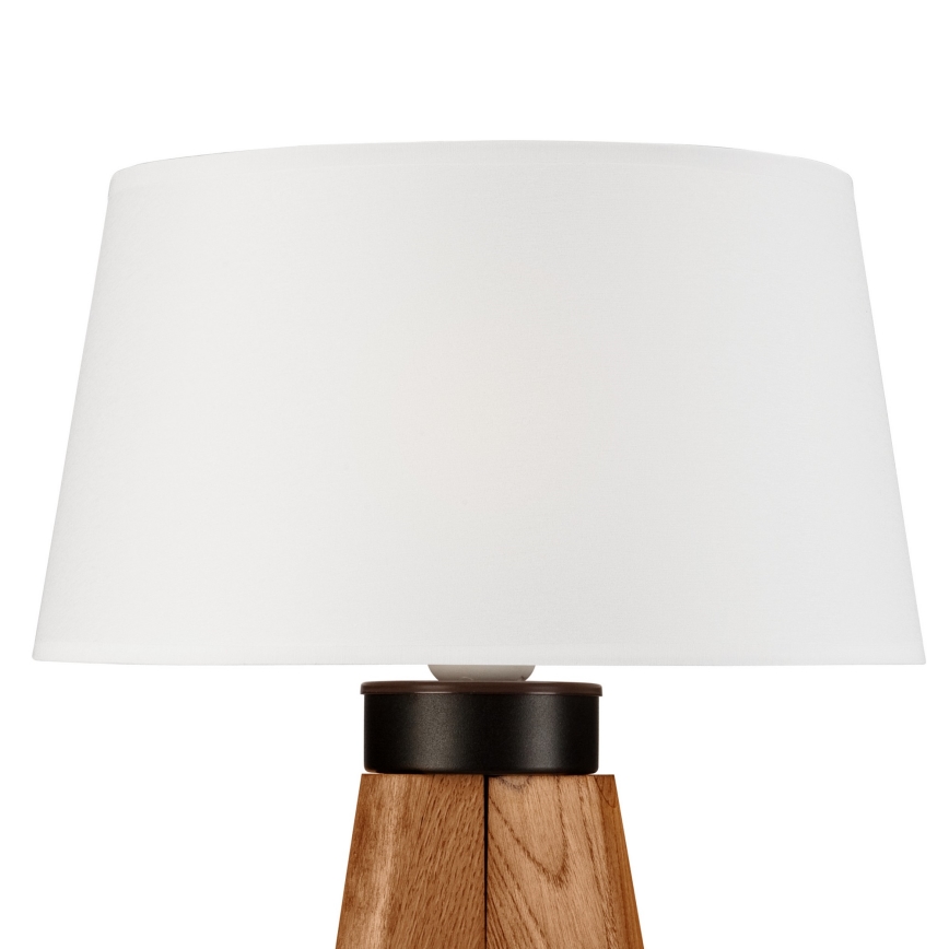 Lampa stołowa AIDA 1xE27/60W/230V dąb - certyfikat FSC
