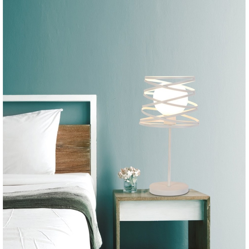 Lampa stołowa AKITA 1xE14/40W/230V biały