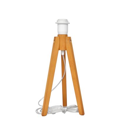 Lampa stołowa ALBA 1xE27/15W/230V białe/dąb