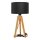 Lampa stołowa ALBA 1xE27/15W/230V czarne/dąb