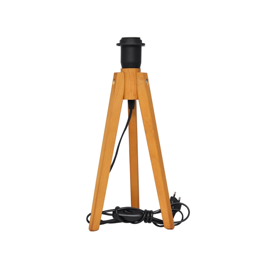 Lampa stołowa ALBA 1xE27/15W/230V czarne/dąb