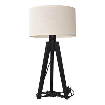 Lampa stołowa ALBA 1xE27/15W/230V kremowa/sosna
