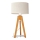 Lampa stołowa ALBA 1xE27/15W/230V kremowy/dąb