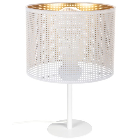 Lampa stołowa ALDO 1xE27/60W/230V biały