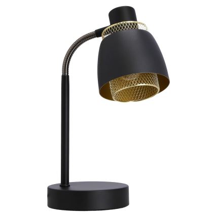 Lampa stołowa ALEKSANDRIA 1xE14/40W/230V czarna/złota