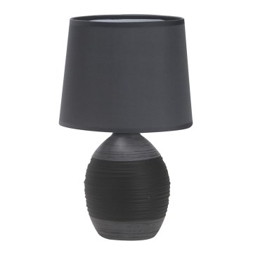 Lampa stołowa AMBON 1xE14/40W/230V czarny