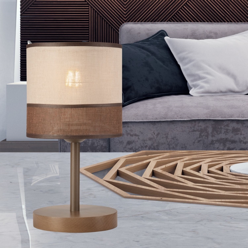 Lampa stołowa ANDREA 1xE27/60W/230V - FSC certyfikowano