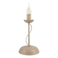 Lampa stołowa ANTON 1xE14/60W/230V beżowa