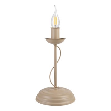 Lampa stołowa ANTON 1xE14/60W/230V beżowa