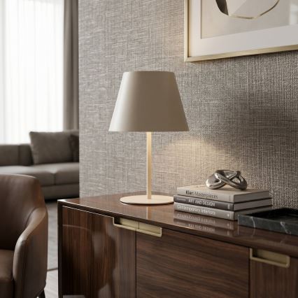 Lampa stołowa ARDEN 1xE27/15W/230V beżowa