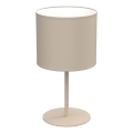 Lampa stołowa ARDEN 1xE27/15W/230V beżowa