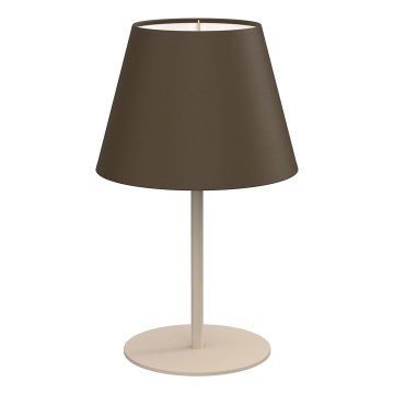 Lampa stołowa ARDEN 1xE27/15W/230V beżowo-brązowa