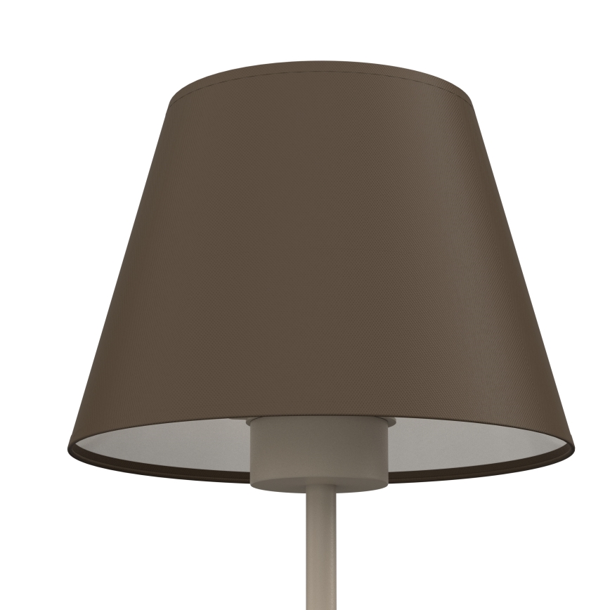 Lampa stołowa ARDEN 1xE27/15W/230V beżowo-brązowa