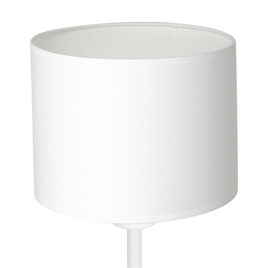 Lampa stołowa ARDEN 1xE27/60W/230V śr. 18 cm biała