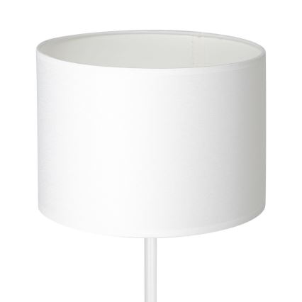 Lampa stołowa ARDEN 1xE27/60W/230V śr. 25 cm biała