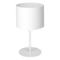 Lampa stołowa ARDEN 1xE27/60W/230V śr. 18 cm biała