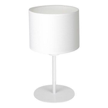 Lampa stołowa ARDEN 1xE27/60W/230V śr. 18 cm biała