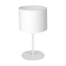 Lampa stołowa ARDEN 1xE27/60W/230V śr. 18 cm biały