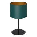 Lampa stołowa ARDEN 1xE27/60W/230V śr. 18 cm zielono-złota