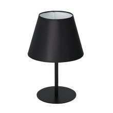 Lampa stołowa ARDEN 1xE27/60W/230V śr. 20 cm czarny/biały