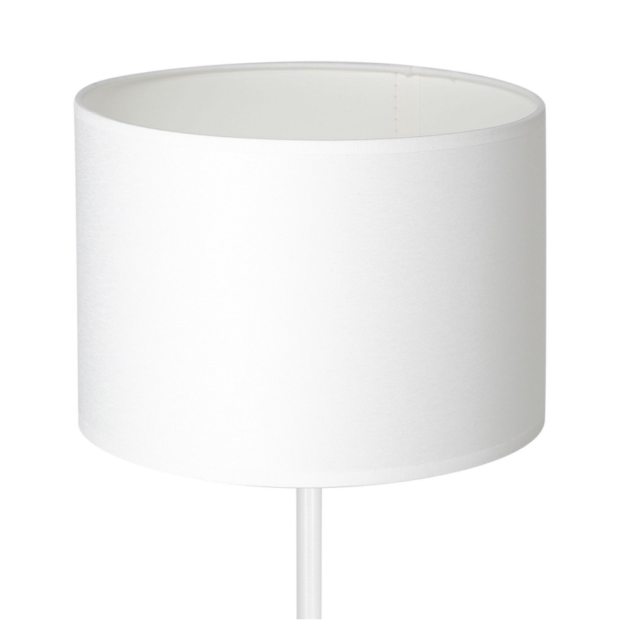 Lampa stołowa ARDEN 1xE27/60W/230V śr. 25 cm biały