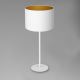 Lampa stołowa ARDEN 1xE27/60W/230V śr. 25 cm biały/złoty