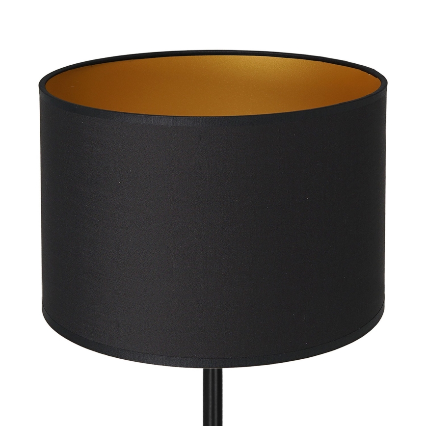 Lampa stołowa ARDEN 1xE27/60W/230V śr. 25 cm czarny/złoty