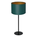 Lampa stołowa ARDEN 1xE27/60W/230V śr. 25 cm zielony/złoty