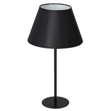 Lampa stołowa ARDEN 1xE27/60W/230V śr. 30 cm czarny/biały