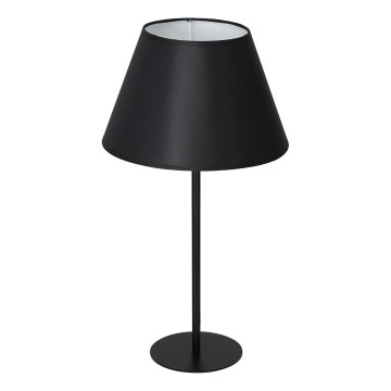 Lampa stołowa ARDEN 1xE27/60W/230V śr. 30 cm czarny/biały