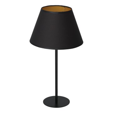 Lampa stołowa ARDEN 1xE27/60W/230V śr. 30 cm czarny/złoty