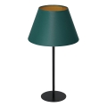 Lampa stołowa ARDEN 1xE27/60W/230V śr. 30 cm zielono-złota
