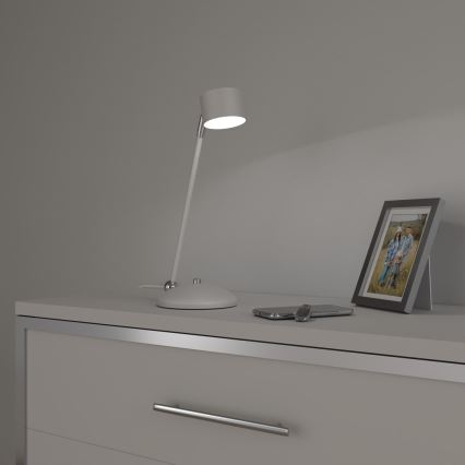 Lampa stołowa ARENA 1xGX53/11W/230V biała/chrom błyszczący