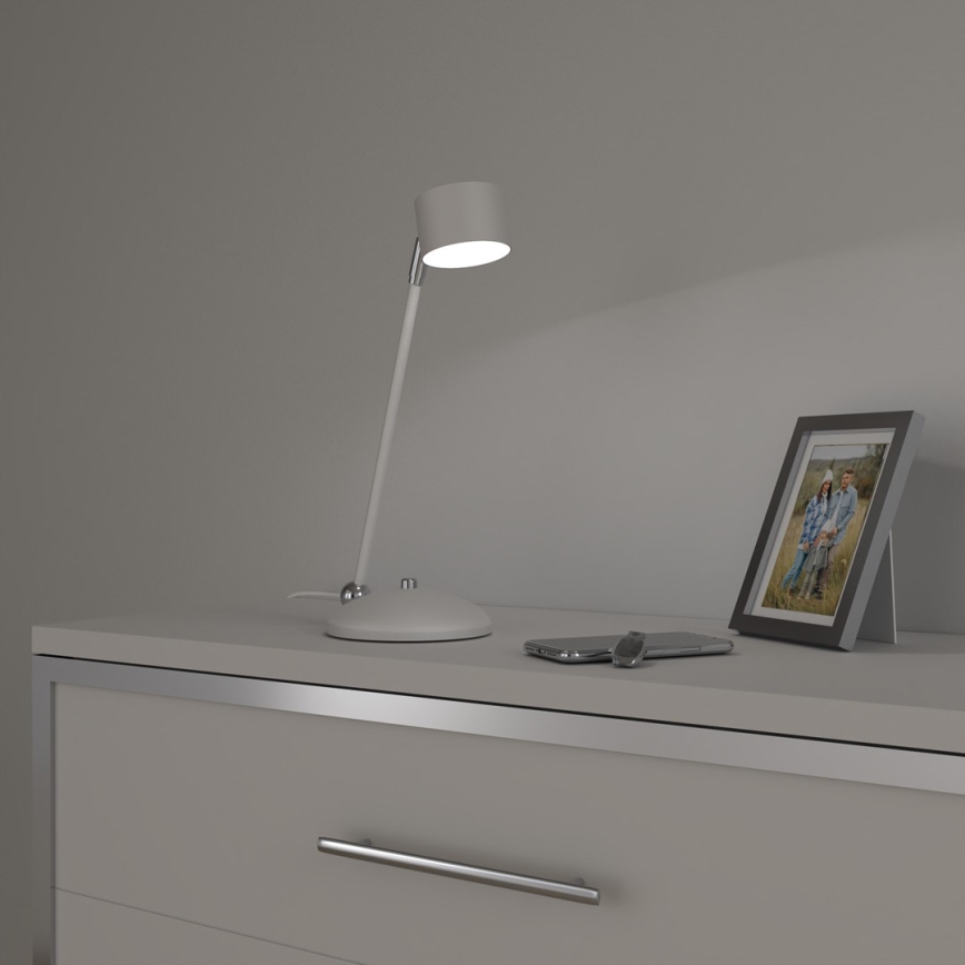 Lampa stołowa ARENA 1xGX53/11W/230V biała/chrom błyszczący