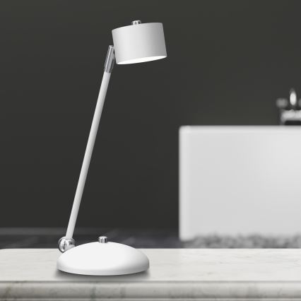 Lampa stołowa ARENA 1xGX53/11W/230V biała/chrom błyszczący