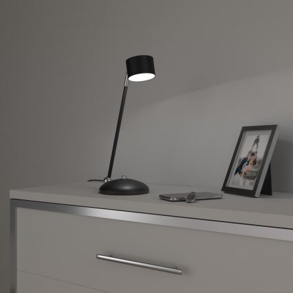 Lampa stołowa ARENA 1xGX53/11W/230V czarna/chrom błyszczący