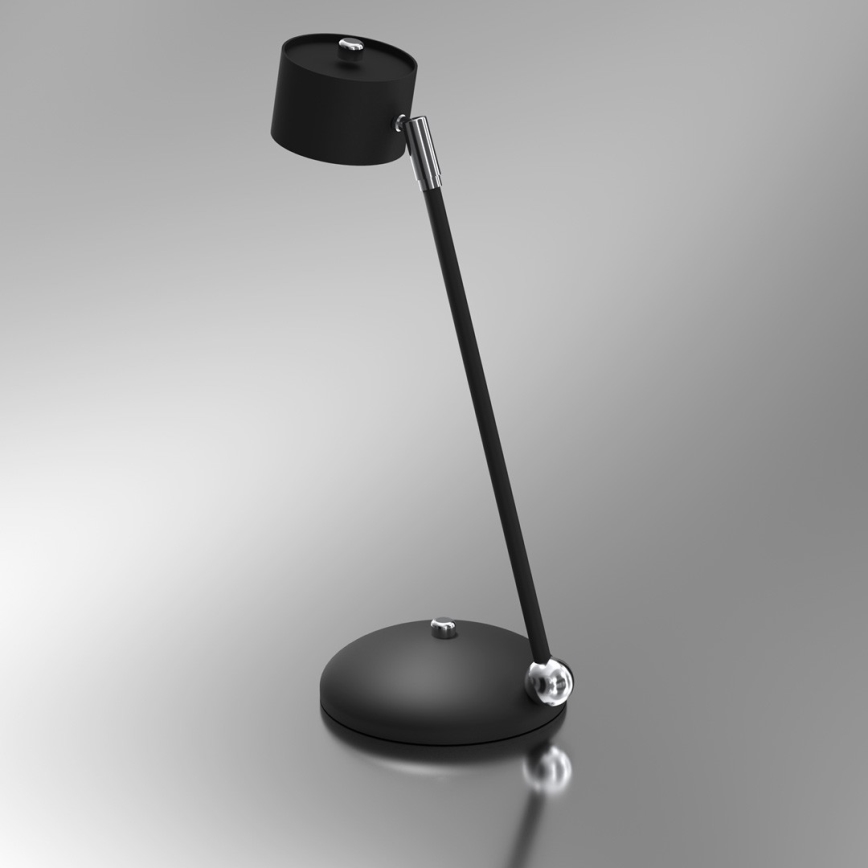 Lampa stołowa ARENA 1xGX53/11W/230V czarna/chrom błyszczący