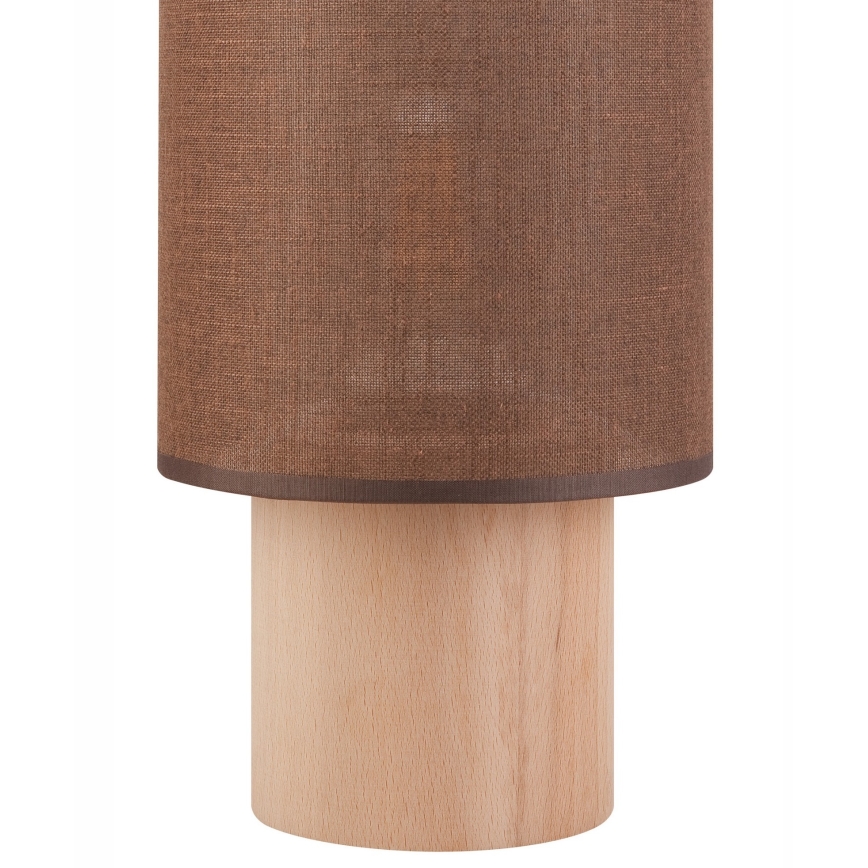 Lampa stołowa ARI TABLE 1xE27/60W/230V brązowa/buk
