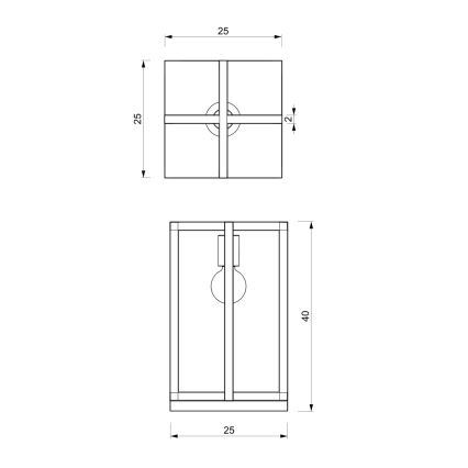 Lampa stołowa ARNOLD 1xE27/60W/230V czarny