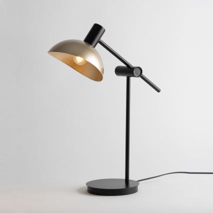 Lampa stołowa ARTIS 1xE14/40W/230V czarna/złota