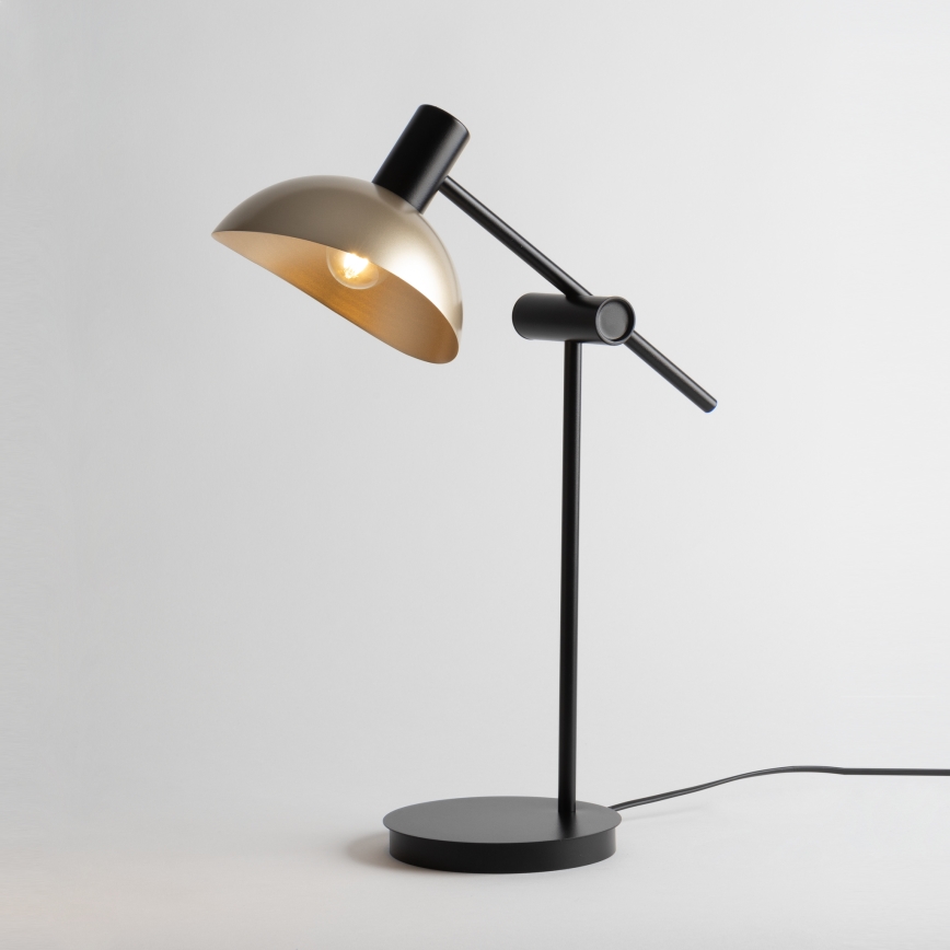 Lampa stołowa ARTIS 1xE14/40W/230V czarna/złota