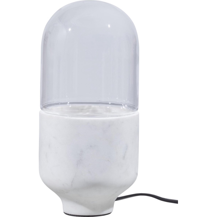Lampa stołowa ASEL 1xE27/25W/230V marmur biały