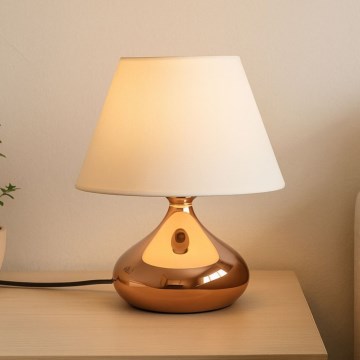 Lampa stołowa ASPARAGUS 1xE27/40W/230V miedziana