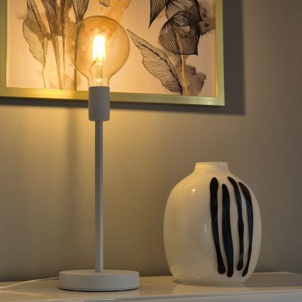 Lampa stołowa ASTRID 1xE27/60W/230V biały