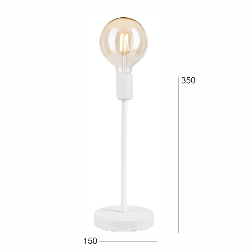 Lampa stołowa ASTRID 1xE27/60W/230V biały