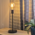 Lampa stołowa ASTRID 1xE27/60W/230V czarny błyszczący